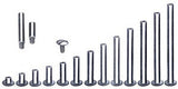 1/4" ALUMINUM SCREW POSTS 100 PCS